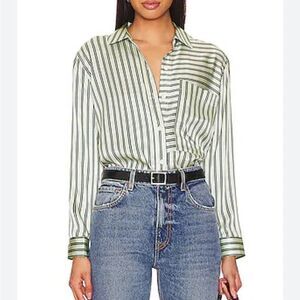 NWT Rails Spencer Shirt River Eden Stripe XS